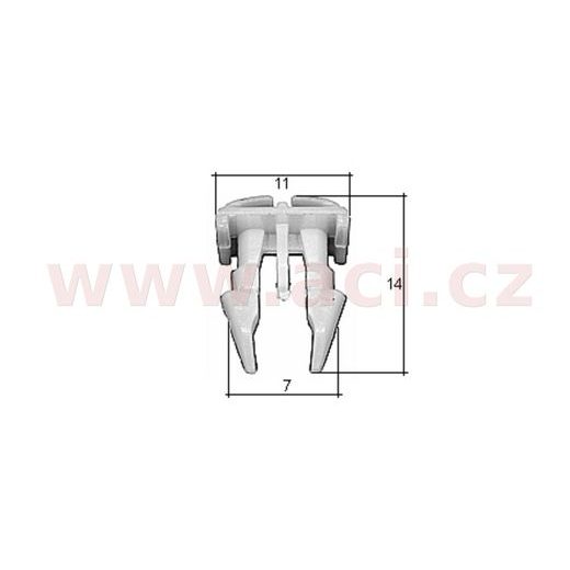 PLASTOVÁ PŘÍCHYTKA (SADA 10 KS)