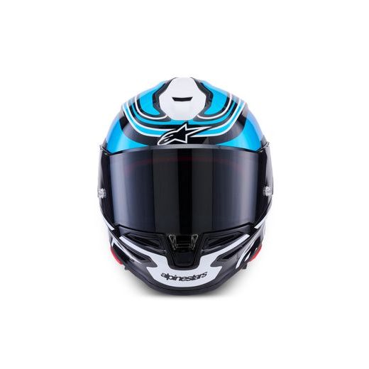 PRILBA S-R7 ZEAL, ALPINESTARS (ČERNÁ/MODRÁ/RŮŽOVÁ FLUO/BÍLÁ) 2026