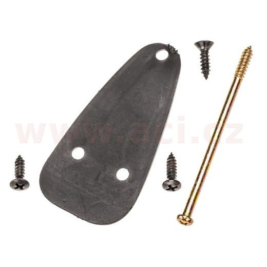 UNIVERZÁLNÍ ZPĚTNÉ ZRCÁTKO RETRO SEMBRING ČERNÉ L=P