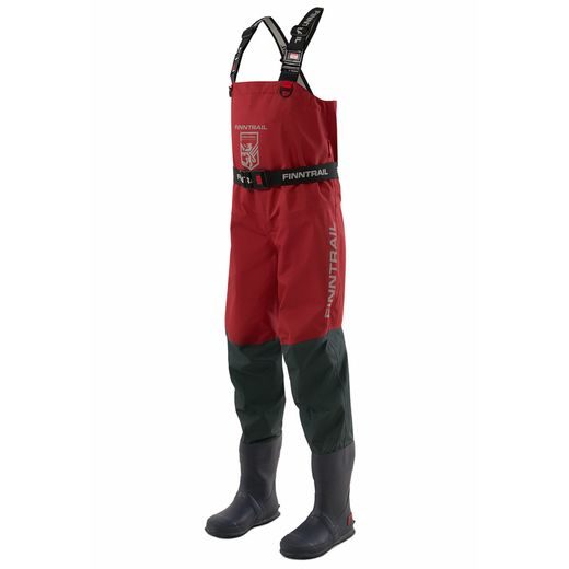FINNTRAIL WADERS FOR KIDS AIRMAN KIDS RED