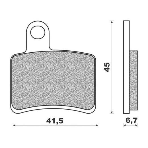 BRZDOVÉ DOŠTIČKY (ZMES OFF ROAD DIRT ORGANIC) NEWFREN (2 KS V BALENIE)