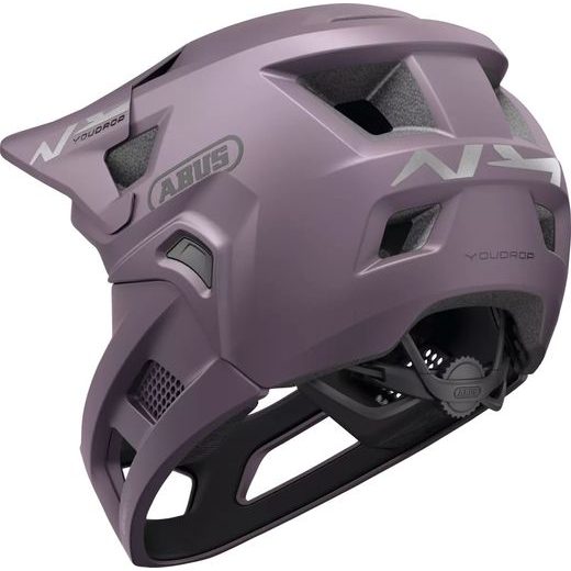 CYKLO PŘILBA YOUDROP FF ASH PURPLE, ABUS DĚTSKÁ (FIALOVÁ)