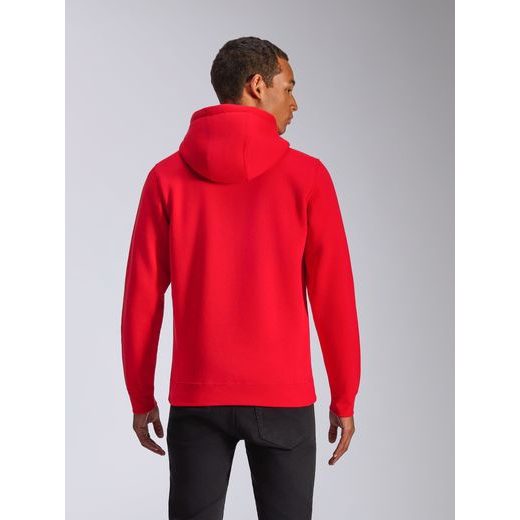 MIKINA AGELESS HOODIE 3, ALPINESTARS (ČERVENÁ/BÍLÁ)