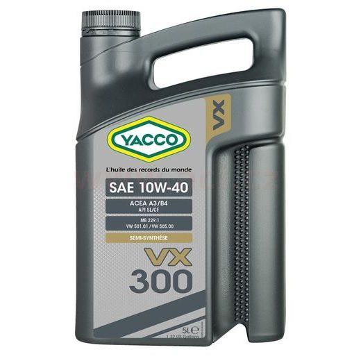 YACCO MOTOROVÝ OLEJ POLOSYNTETICKÝ VX 300 10W40 5L