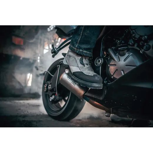 MOTOCYKLOVÉ TOPÁNKY ICON STORMHAWK SIVÉ