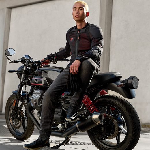 BUNDA TROOP-AIR PRE, ALPINESTARS (ČERNÁ/ČERVENÁ FLUO) 2026