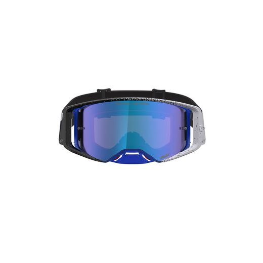 OKULIARE SUPERTECH HITEN, ALPINESTARS (ČERNÁ/MODRÁ, ZRKADLOVÉ MODRÉ PLEXI) 2027