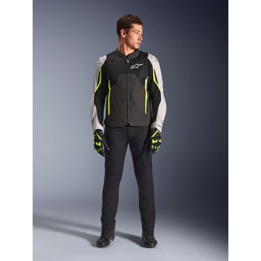 BUNDA AST V3 AIR, ALPINESTARS (BÍLÁ/ŽLUTÁ FLUO/ČERNÁ) 2026