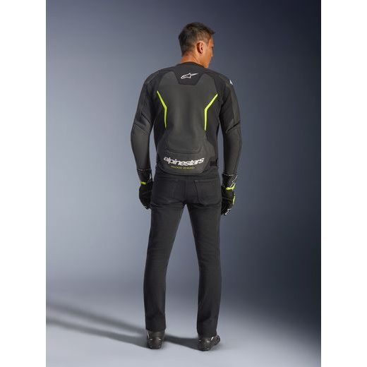 BUNDA GP FORCE V2 AIRFLOW, ALPINESTARS (ČERNÁ/ŽLUTÁ FLUO) 2026
