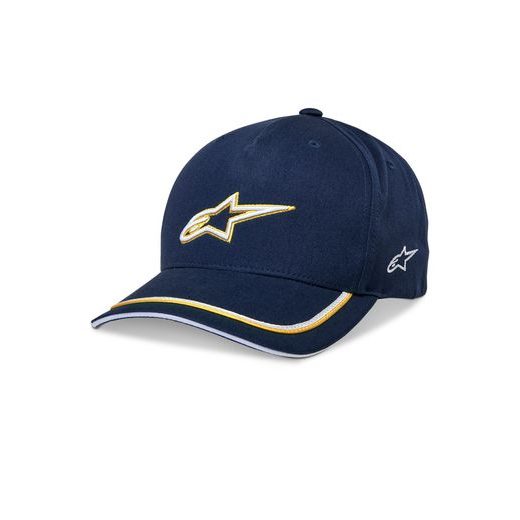 ŠILTOVKA ASCENSION SNAPBACK, ALPINESTARS (MODRÁ/ZLATÁ)