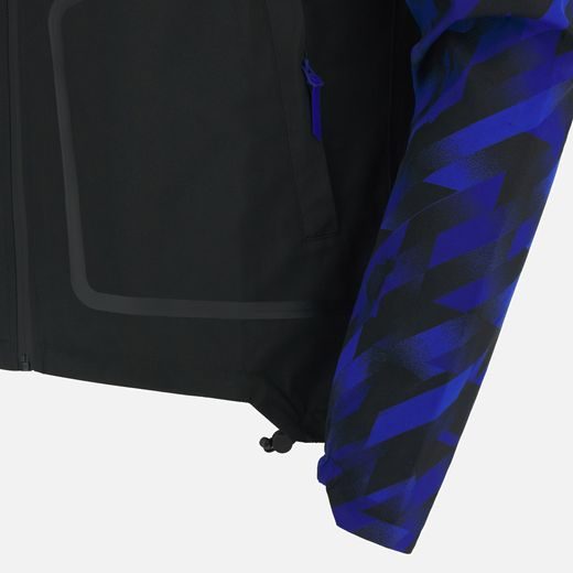 NEPREMOKAVÁ BUNDA FAN GEAR, MONSTER ENERGY YAMAHA (ČERNÁ,MODRÁ)