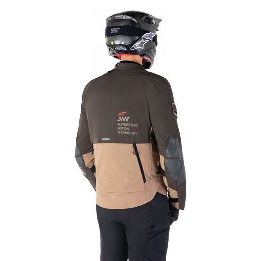 BUNDA AMT-8 STRETCH DRYSTAR XF, ALPINESTARS (TMAVO HNĚDÁ/TMAVÁ KHAKI) 2026