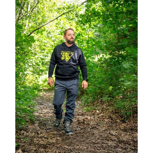 FINNTRAIL HOODY ATV BLACKYELLOW