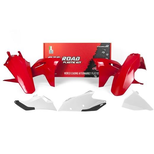 SADA PLASTOV GAS GAS, RTECH (ČERVENO-BÍLÁ, 6 DIELOV)