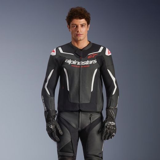 BUNDA GP FORCE V2 AIRFLOW, ALPINESTARS (ČERNÁ/BÍLÁ) 2026