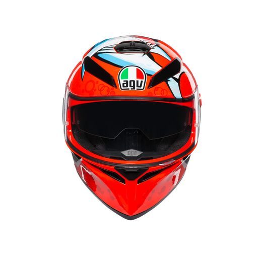 AGV PRILBA K-3 SV ATTACK RED / WHITE / BLACK