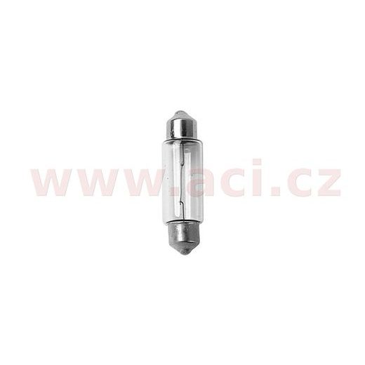 ŽÁROVKA 12V 5W (PATICE SV7 8X28 MM) (SADA 10 KS)