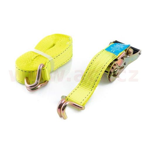 UPÍNACÍ POPRUH S RÁČNOU 38 MM, 6 M, 2 T, DVOJITÉ HÁKY