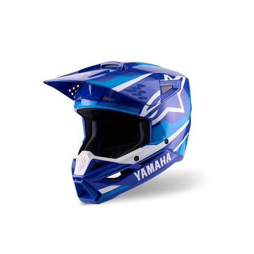 PRILBA S-M3 YAMAHA KOLEKCE, ALPINESTARS (MODRÁ/BÍLÁ) 2026