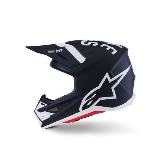 PRILBA SUPERTECH S-M7 DASHER, ALPINESTARS (ČERNÁ/BÍLÁ/MATNÁ) 2026