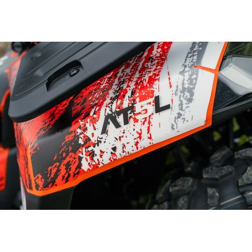 GRAPHIC STICKER KIT FOR SEGWAY AT5-L ORANGE