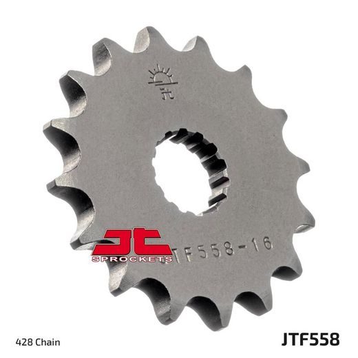 REŤAZOVÁ SADA EK - STRIEBORNÝ CHAIN 428 SHDR, NON-SEALED, CHK FRONT SPROCKET JT, CHK REAR SPROCKET JT PRE YAMAHA YZ 85 2002-2018