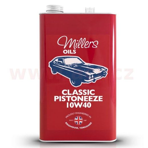 MILLERS OILS MOTOROVÝ OLEJ POLOSYNTETICKÝ CLASSIC PISTONEEZE 10W40 5L