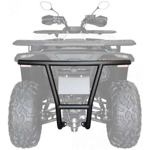 XRW REAR BUMPER ALU SX6 BLACK - SEGWAY SNARLER AT5 S / L