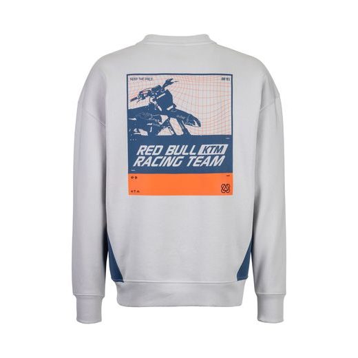 MIKINA DUSK, RED BULL KTM (SVETLE ŠEDÁ)
