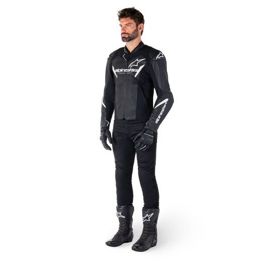 BUNDA FASTER 3, ALPINESTARS (ČERNÁ/BÍLÁ) 2026
