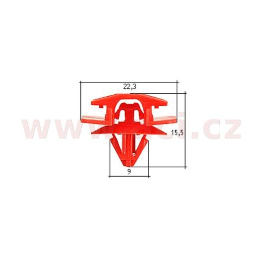 PLASTOVÁ PŘÍCHYTKA (SADA 10 KS)