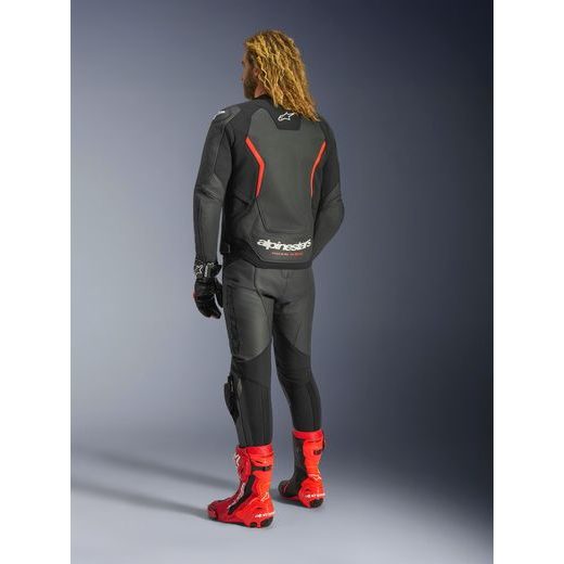 BUNDA GP FORCE V2, ALPINESTARS (ČERNÁ/ČERVENÁ FLUO/BÍLÁ) 2026