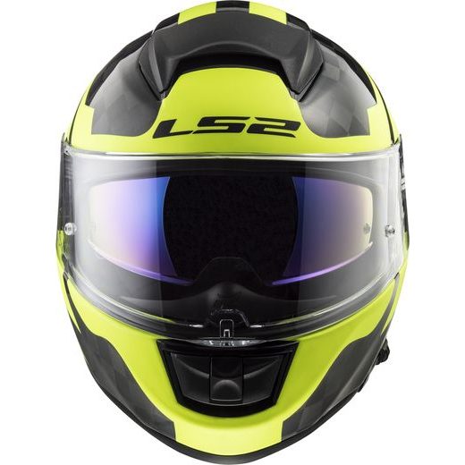 LS2 FF397 VECTOR C SHINE CARBON, H-V YELLOW