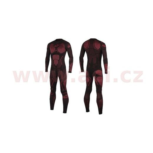 JEDNODIELNE SPODNÝ BIELIZEŇ POD KOMBINÉZU RIDE TECH 1 PC UNDERSUIT SUMMER, ALPINESTARS (ČERVENÉ/ČERNÉ)