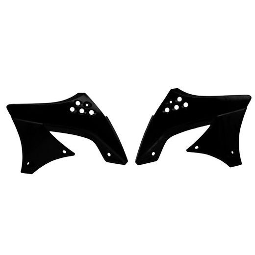 SPOJLERY CHLADIČA KAWASAKI, RTECH (ČIERNE, PÁR)