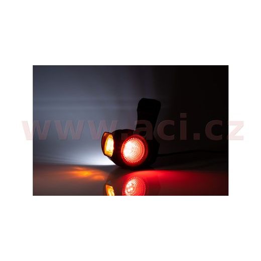 POZIČNÍ SVĚTLO LED (113X86 MM) KOMBINACE 3V1 S GUMOVÝM DRŽÁKEM, KABEL 0,5 M, P