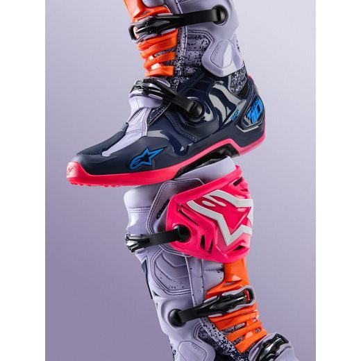 TOPÁNKY TECH 10 LIMITOVANÁ EDÍCIA RECORDS, ALPINESTARS (ČERNÁ/MULTICOLOR) 2026