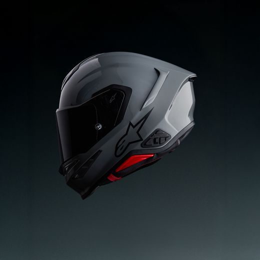 PRILBA S-R7 SOLID, ALPINESTARS (ŠEDÁ) 2026