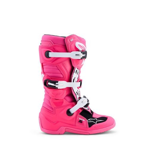 TOPÁNKY TECH 7 S, ALPINESTARS, DETSKÉ (RUŽOVÁ FLUO/ČERNÁ/BÍLÁ) 2027