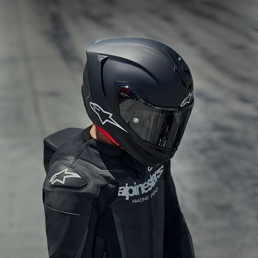 PRILBA S-R7 SOLID, ALPINESTARS (ČIERNA MATNÁ) 2026
