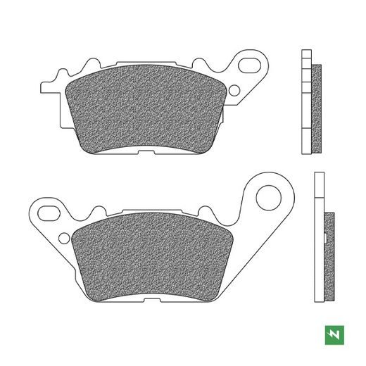 BRZDOVÉ DOŠTIČKY, NEWFREN (ZMES SCOOTER ELITE ORGANIC) 2 KS V BALENIE