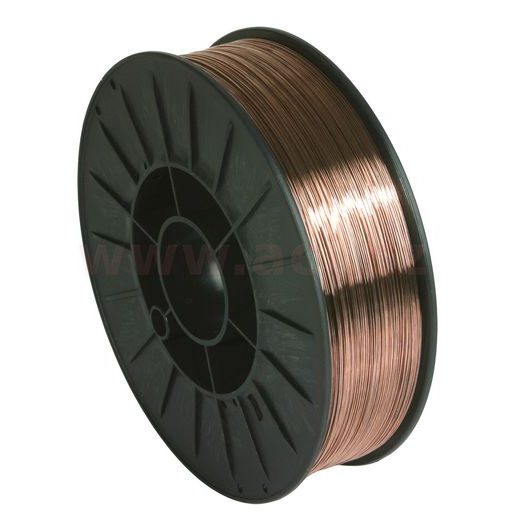 SVAŘOVACÍ DRÁT OCEL 1.0 MM, PLASTOVÁ CÍVKA 200 MM, 5 KG - ER70S-6 / G3SI1