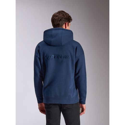 MIKINA EMERGENT OVERSIZED HOODIE, ALPINESTARS (MODRÁ)