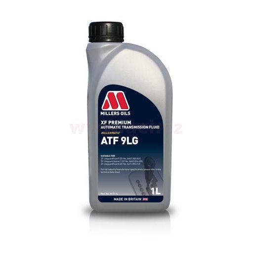 MILLERS OILS PREVODOVÝ OLEJ PLNE SYNTETICKÝ PRE AUTOMATICKÉ PREVODOVKY XF PREMIUM ATF 9LG 1L