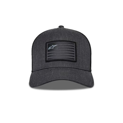 ŠILTOVKA FLAG SNAP HAT, ALPINESTARS (ŠEDÁ/ČERNÁ)
