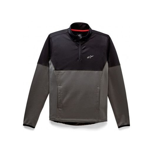 MIKINA MISSION MIDLAYER, ALPINESTARS (ČERNÁ/ŠEDÁ)