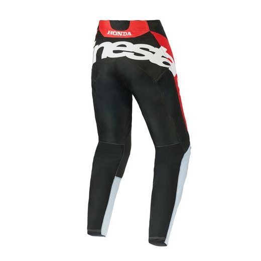 NOHAVICE RACER VEIL HONDA KOLEKCE, ALPINESTARS (ČERNÁ/ŠEDÁ/ČERVENÁ/ŽLUTÁ) 2026