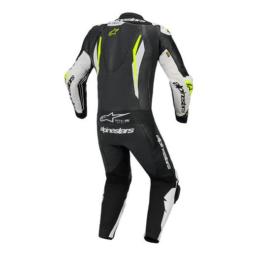 JEDNODIELNA KOMBINÉZA GP TECH V5, ALPINESTARS (ČERNÁ/BÍLÁ/ŽLUTÁ FLUO) 2026