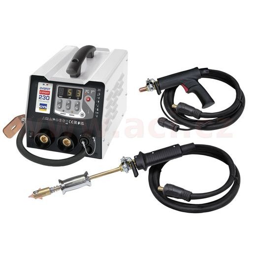 SPOTOVAČKA, BODOVACÍ STROJ GYSPOT EXPERT 230, S MANUÁLNÍ I AUTOMATICKOU PISTOLÍ