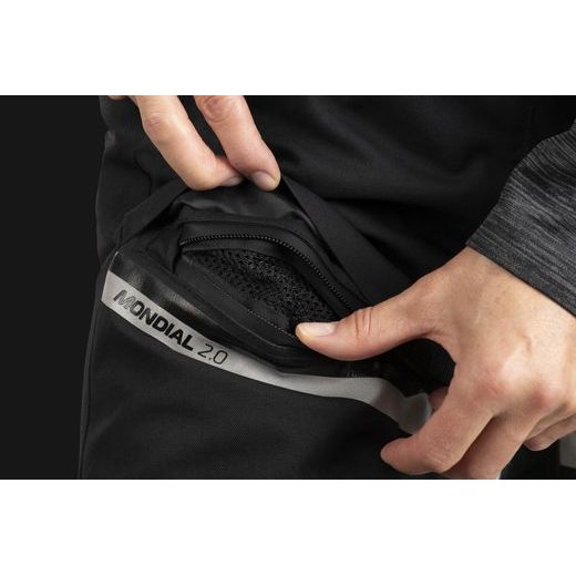 PREDĹŽENÉ NOHAVICE MONDIAL 2.0 DRY2DRY™, OXFORD ADVANCED, DÁMSKE (ČIERNE)